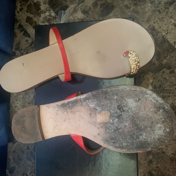 GIUSEPPE ZANOTTI Crystal-Embellish Toe-Ring Sandal - Picture 5 of 5